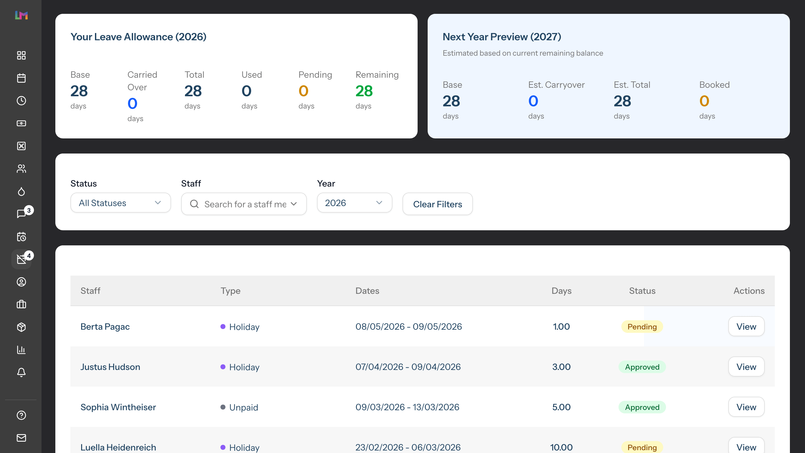 Leave requests that don't get lost